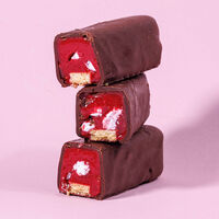 Barre glacée framboise