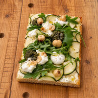 pizza courgette ricotta