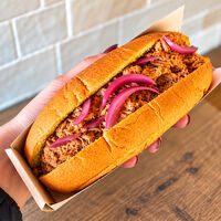 Pulled pork roll