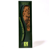 Tablette caramel perles craquantes