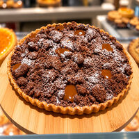 Tarte Chocolat et Caramel - 4 personnes
