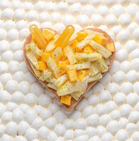 Tarte coeur exotique