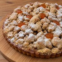 Tarte crumble abricot 4 personnes