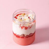 Verrine glacée - Fraise & Vanille